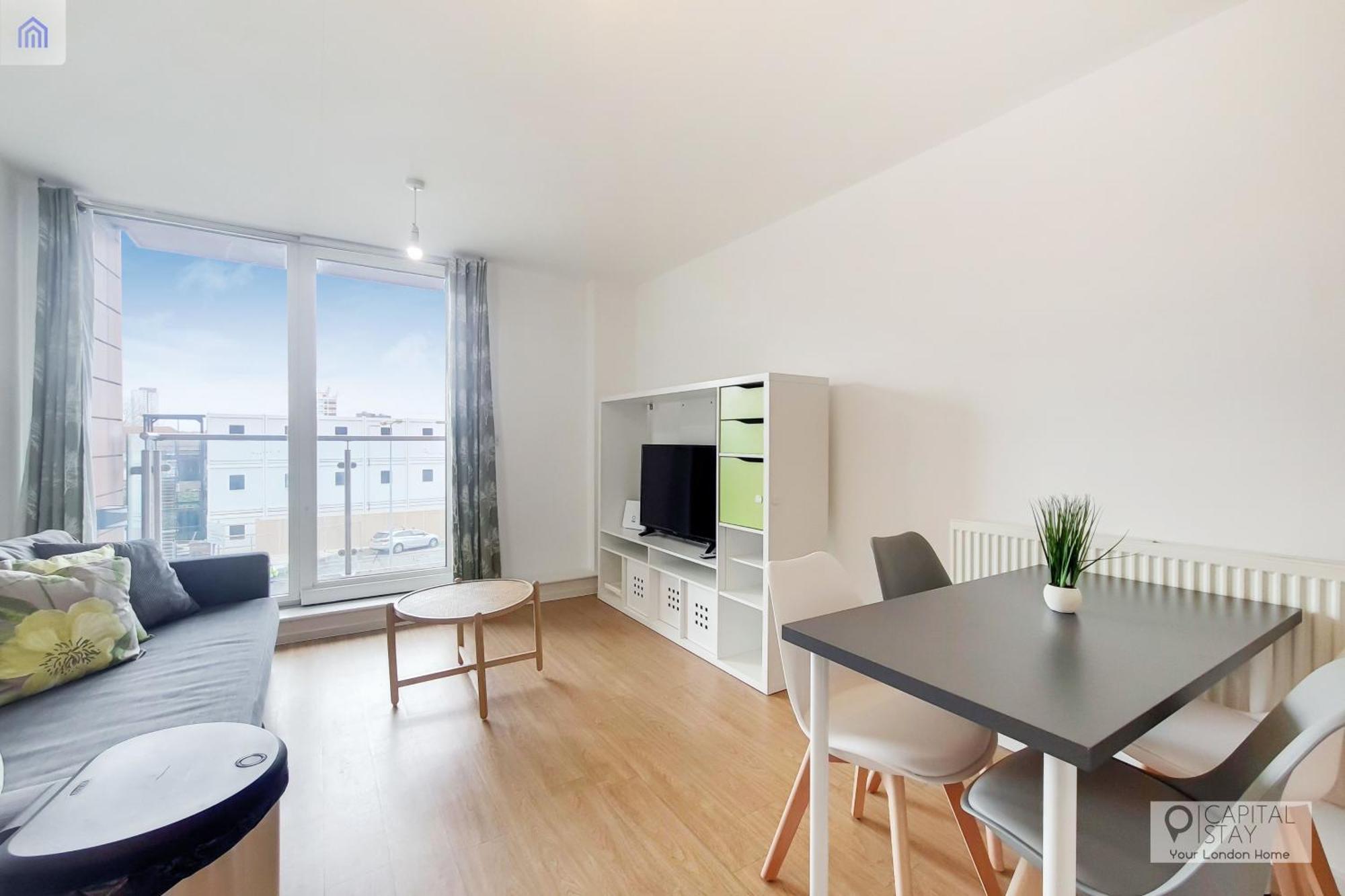 Fully Serviced Two Bed Apartment By Excel & O2 London Luaran gambar