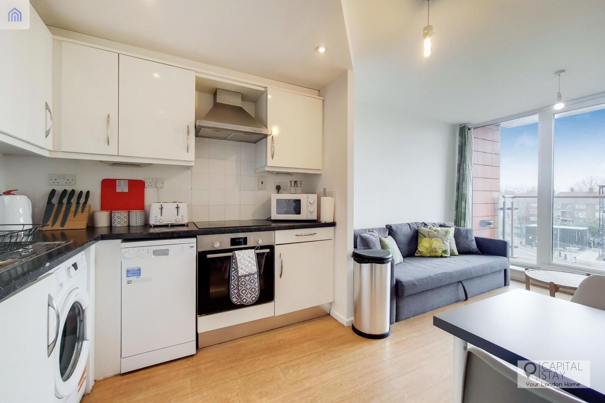 Fully Serviced Two Bed Apartment By Excel & O2 London Luaran gambar